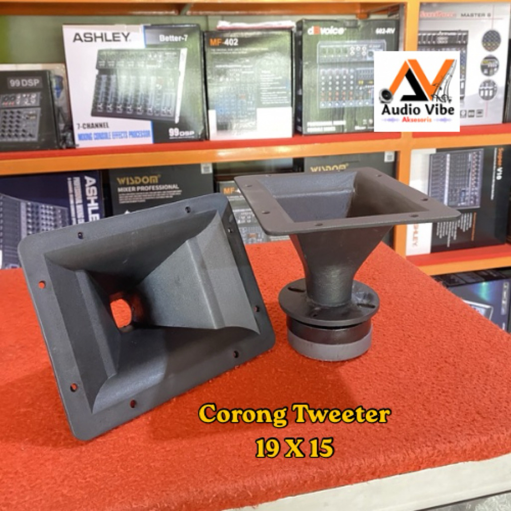Corong Tweeter 19 X 15 Corong Twiter 19 x 15 Diral & Abs corong tweeter 15x19 diral cor & abs