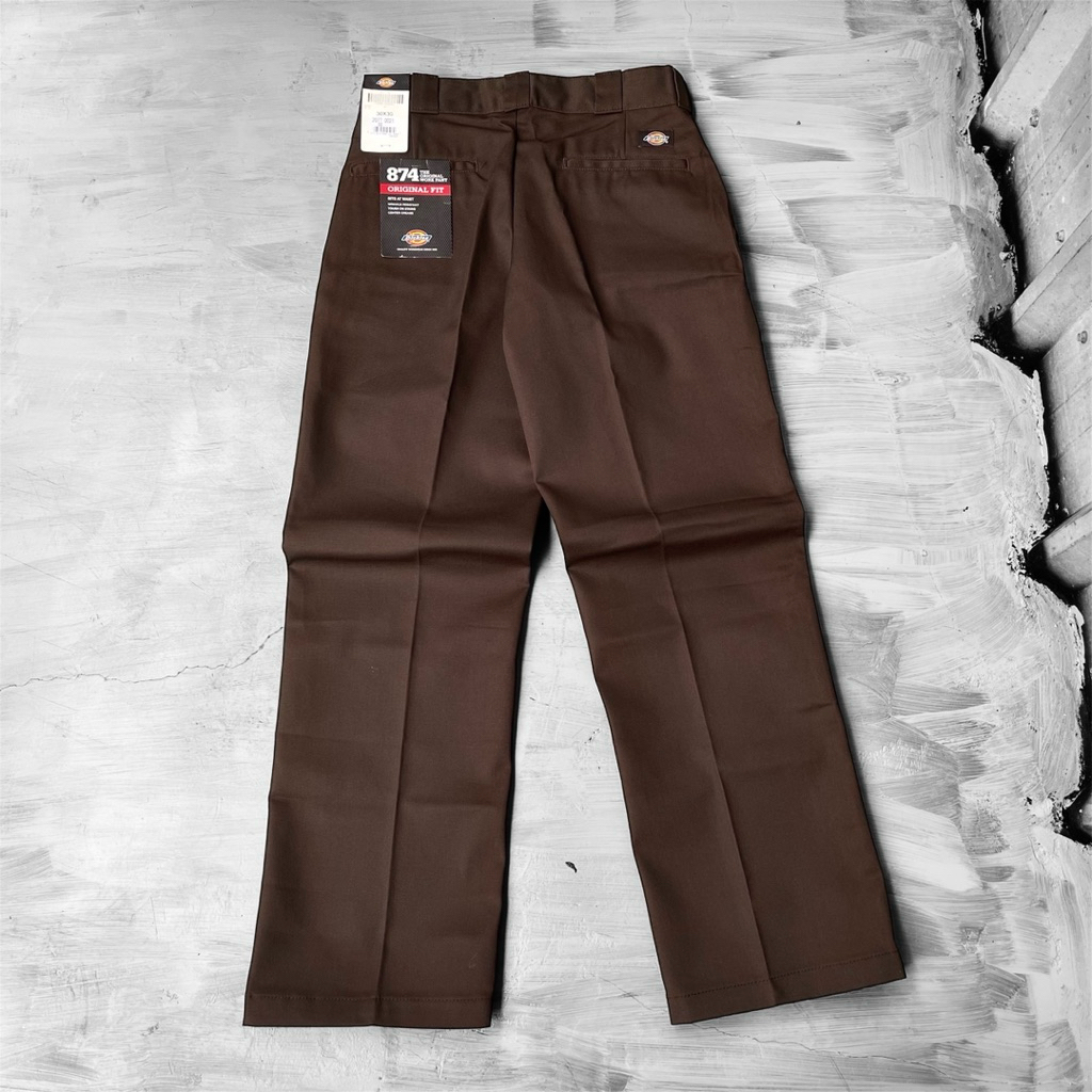 DICKIES - 874 ORIGINAL FIT WORK PANT DARK BROWN