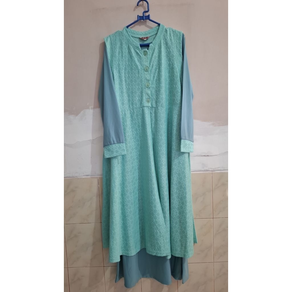 Preloved Gamis Inner dan Outer terpisah