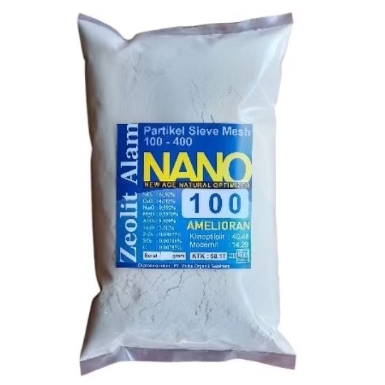 450 gram Nano Zeolit 100, untuk pertanian dan industri