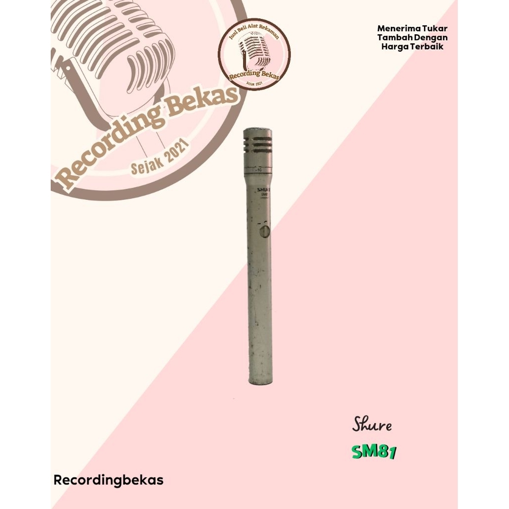 Mic Condenser Shure SM81 Original