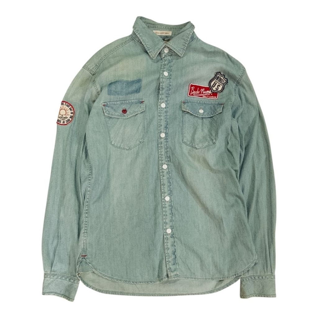 vtg denim kemeja back number