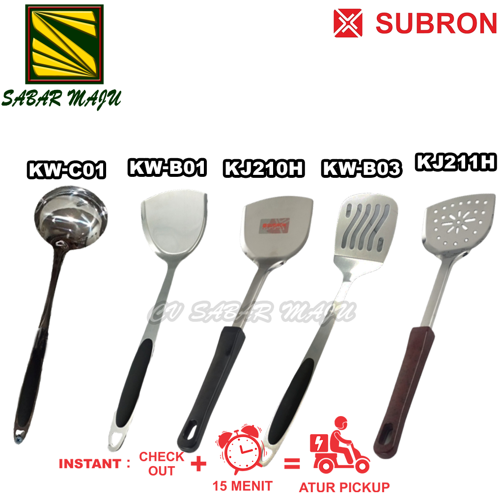 SUBRON Sodet Kipas / Spatula Kipas / Irus Stainless Tebal
