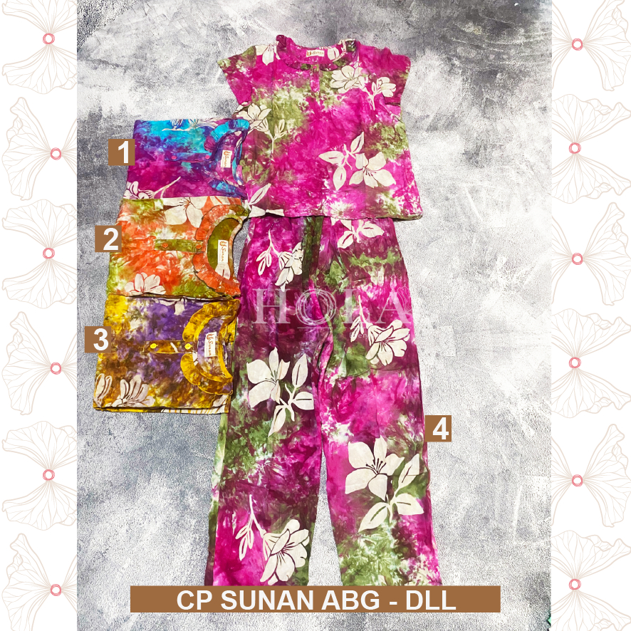 HOLA_FASH | D-SETELAN CP SUNAN ABG LENGAN 3/4, SUNAN ABG LENGAN PENDEK