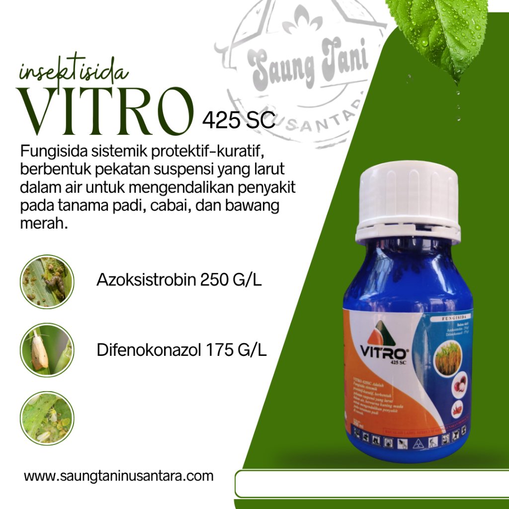Fungisida Vitro 425 SC/asli/Azoksistrobin | difenokonazol |