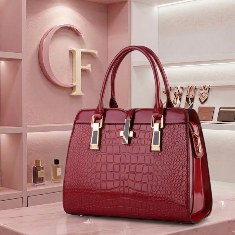 GF3147 tas handbag wanita import premium elegant mewah kekinian model terbaru hand bag kantoran part