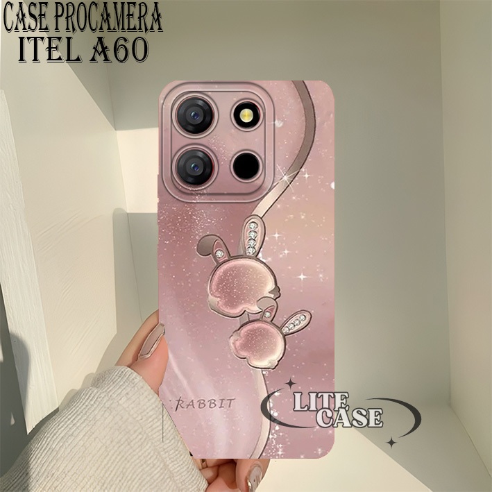 Softcase ITEL A60 - A60s Case lentur motif kelinci cute case cewek kekinian