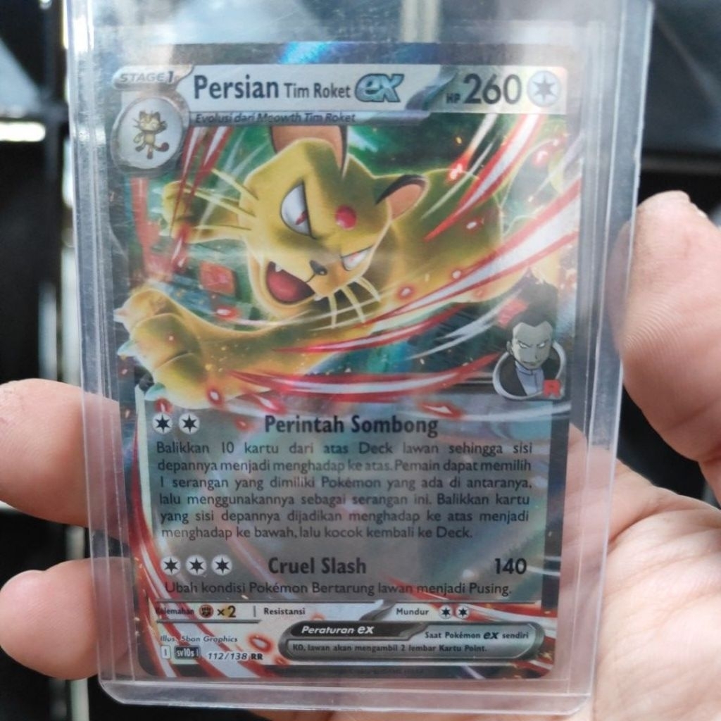 Pokemon TCG PERSIAN ID 112/138 Holo