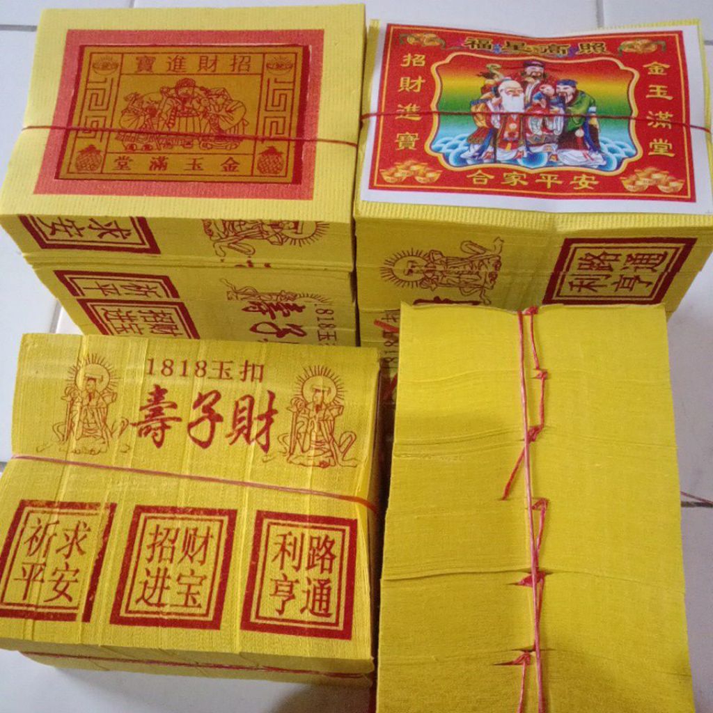 KERTAS SEMBAHYANG 1818  KIMCUA MOK EMAS BESAR