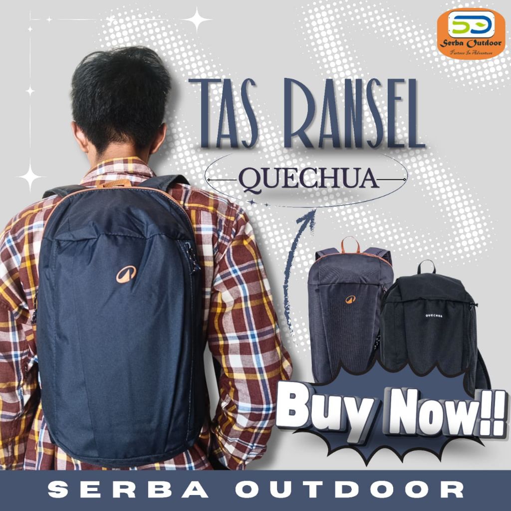 Tas Ransel / Daypack Quechua Kapasitas 10 Liter Outdoor