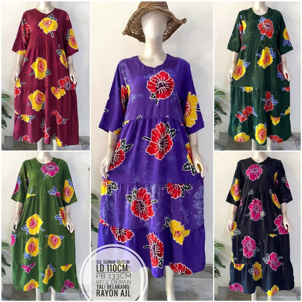 [COD] SAKDRESS BUNGA SUNAN | DASTER SUNAN PREMIUM | DASTER SUNAN MURAH BERKUALITAS