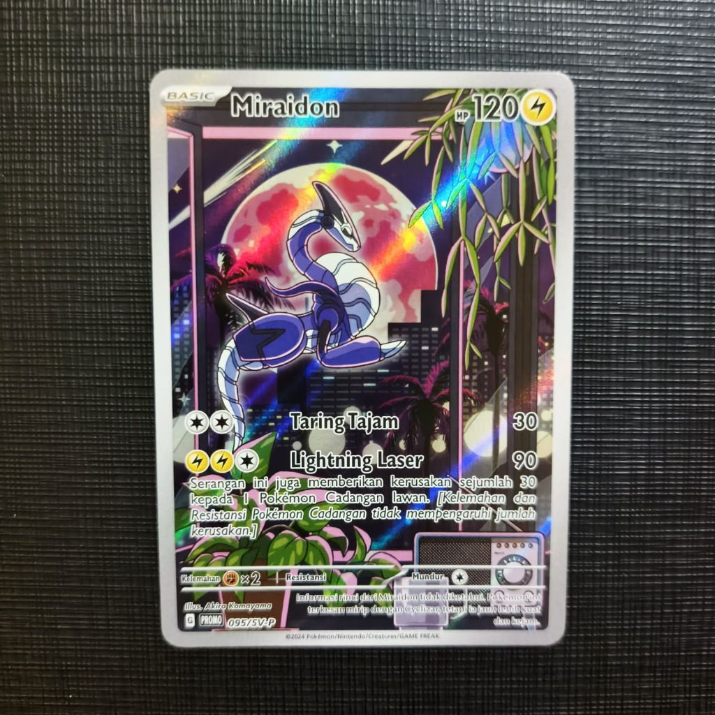 Miraidon AR Promo SV-P 095 Pokemon Indonesia