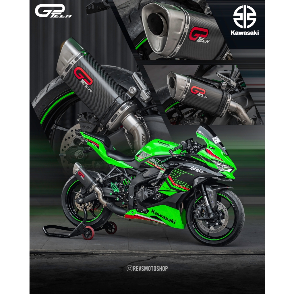 KNALPOT GPTECH SLIP ON KAWASAKI ZX25R ZX25RR ZX4R ZX4RR