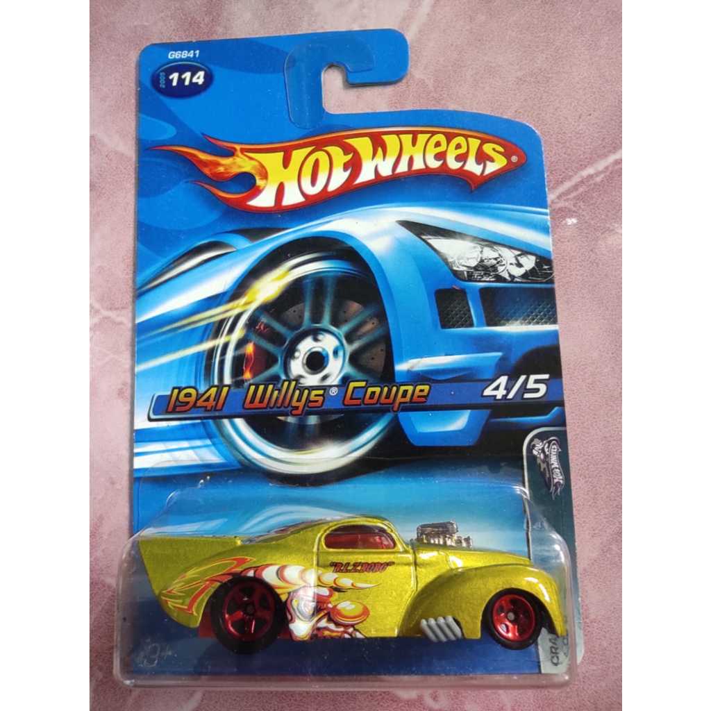 [VINTAGE 2005] Hot Wheels 1941 Willys Coupe - Nomor 114 (Mattel)