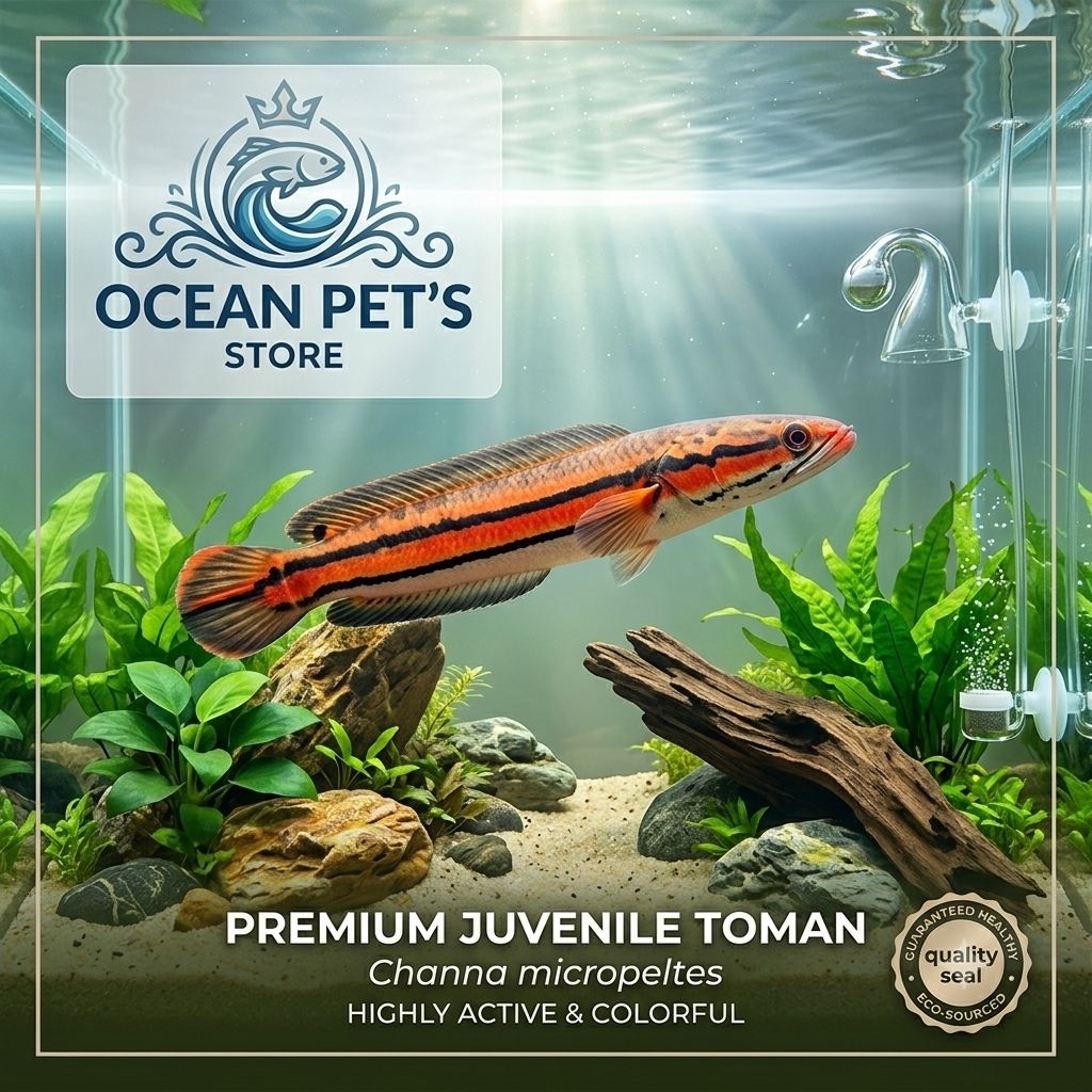ikan Toman baby Channa Toman emperor Snakehead