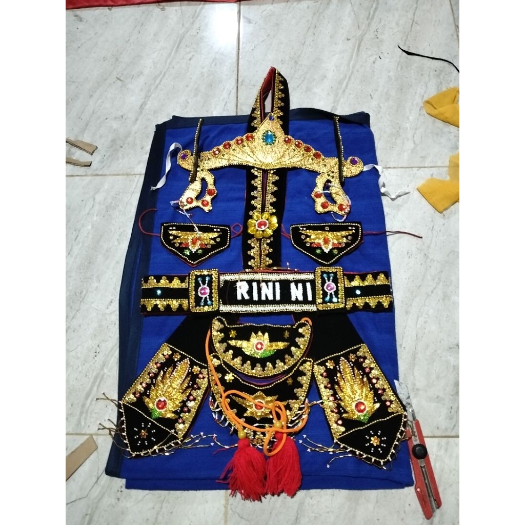 sabuk timang jaranan set+sabuk nama
