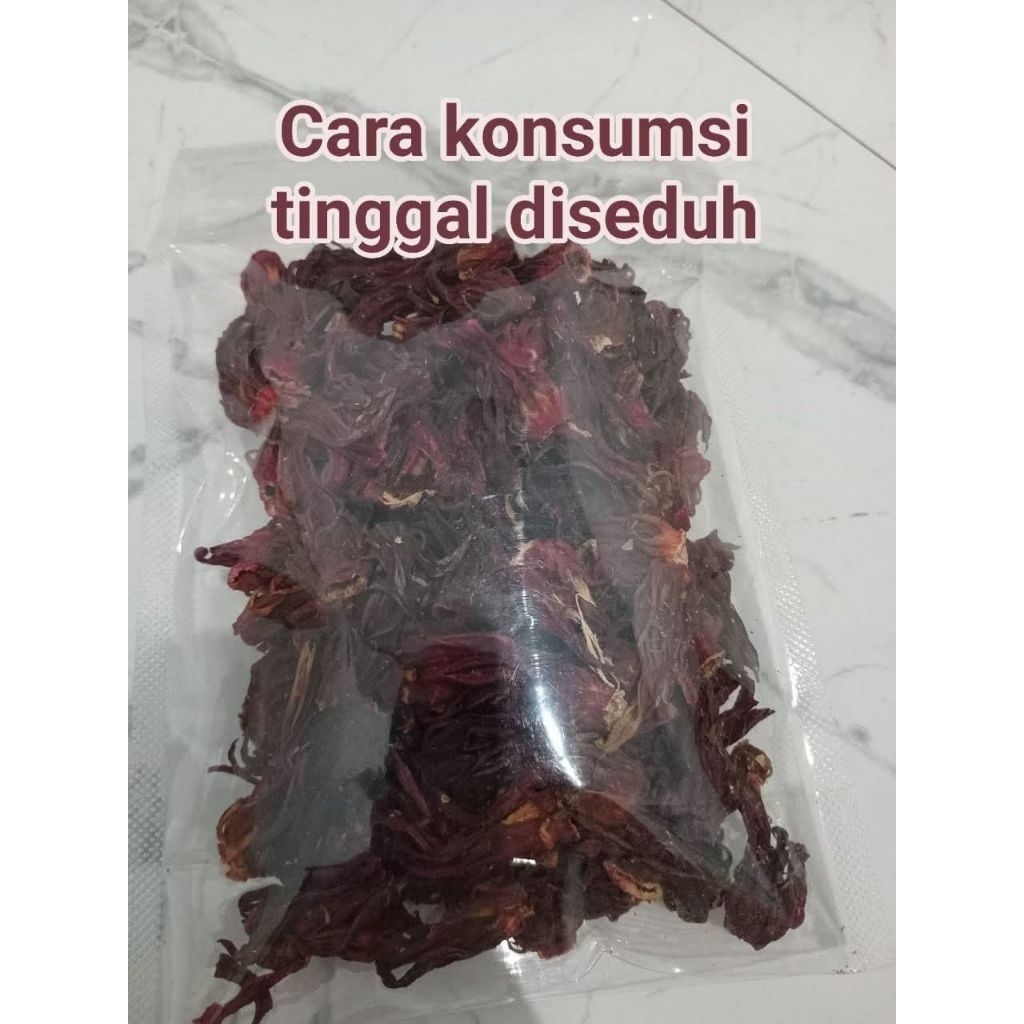 Bunga Rosella Kering Merah