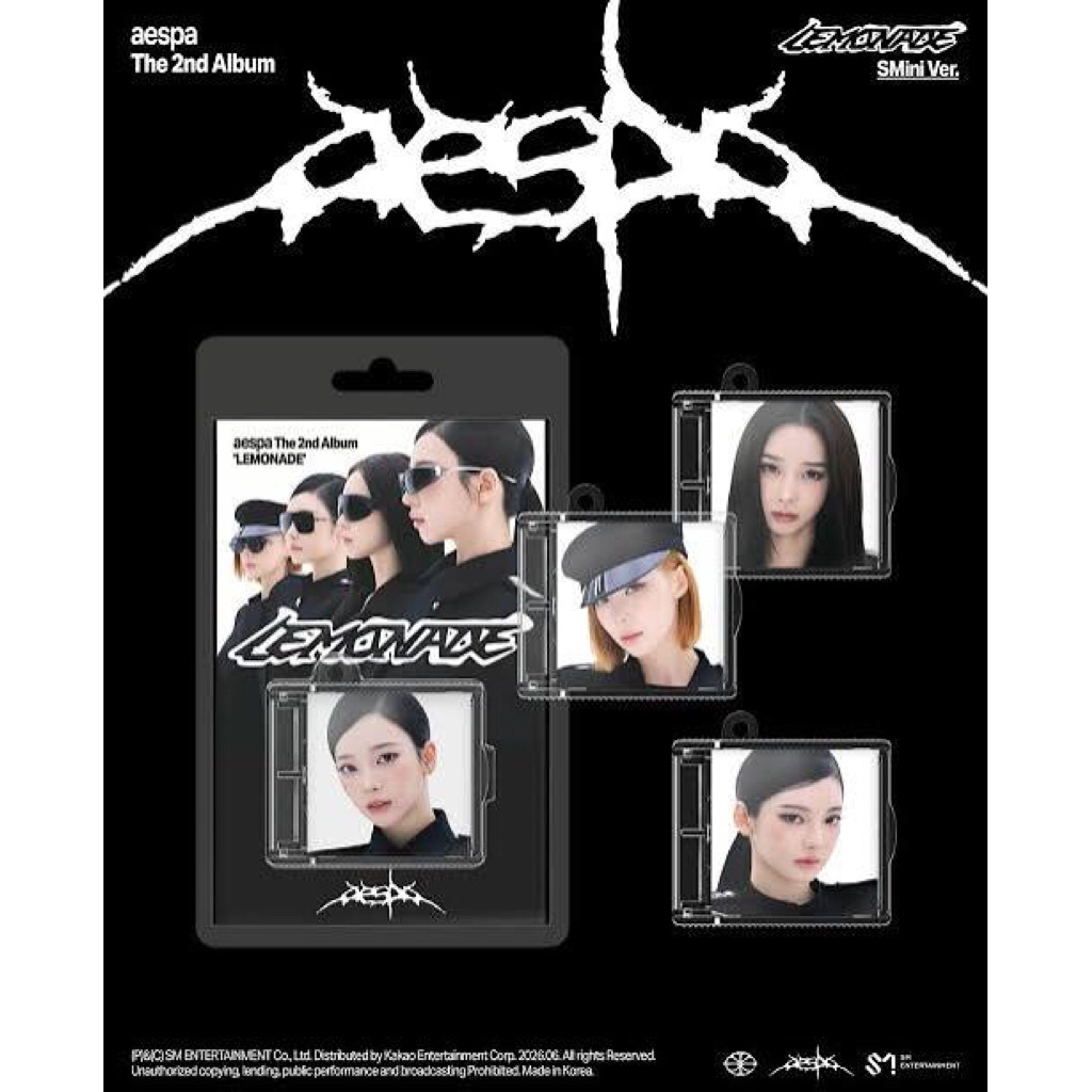 READY STOCK OFFICIAL AESPA LEMONADE SMINI VER