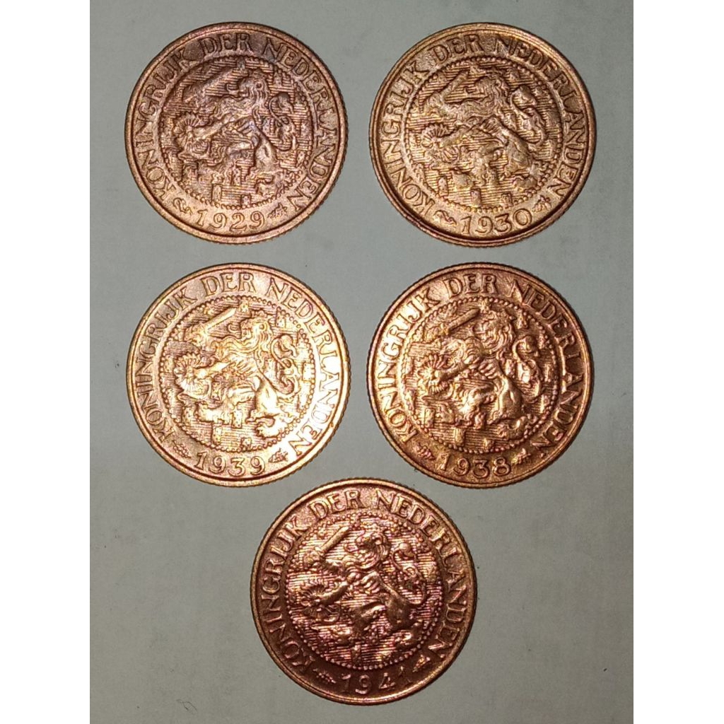 Uang koin kuno 1 cent wilhelmina