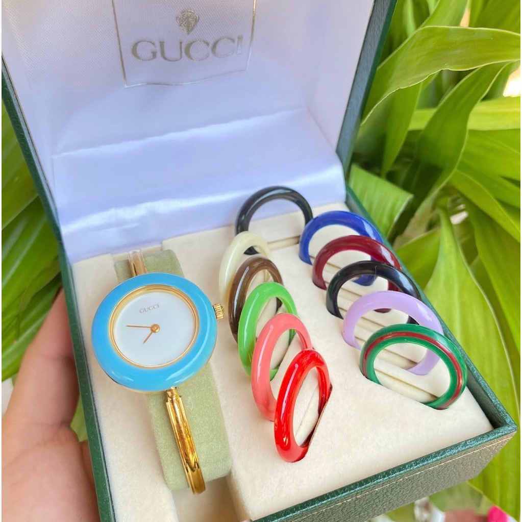 gucci bezel watch