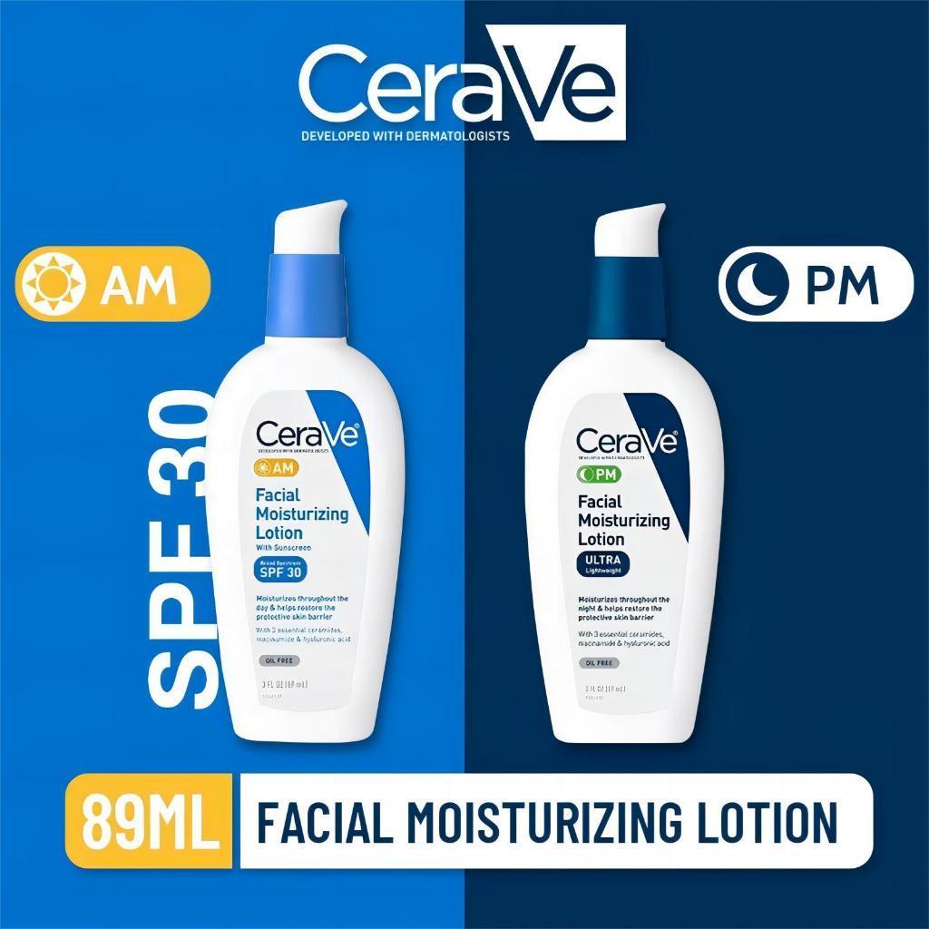 CeraVe AM/PM Moisturizing Lotion | Hydrate & Protect Skin | With Niacinamide & Ceramides | AM/PM Dai