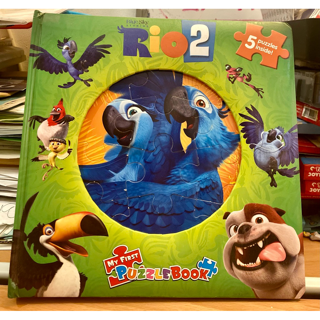 Preloved Buku Anak | Puzzle Book - Rio 2