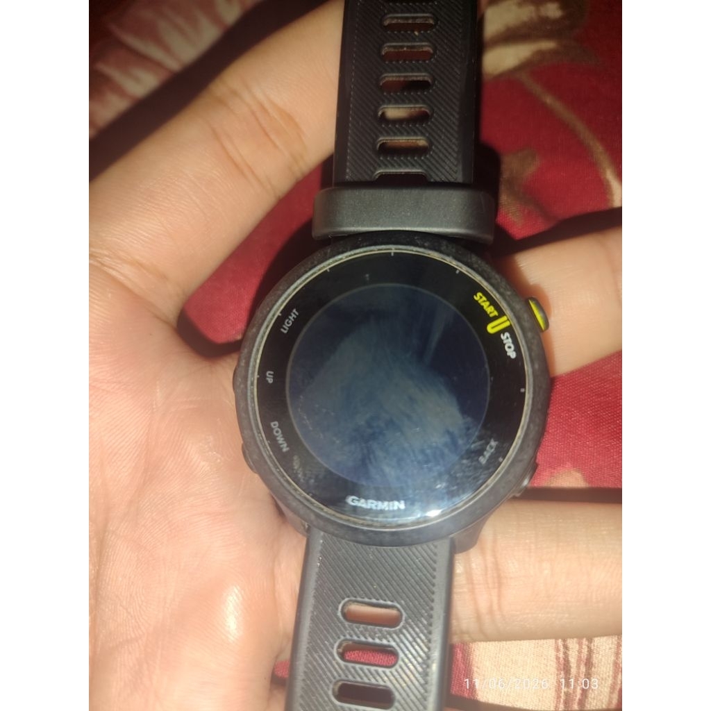 Garmin Forerunner 55 Smart Watch Black Second
