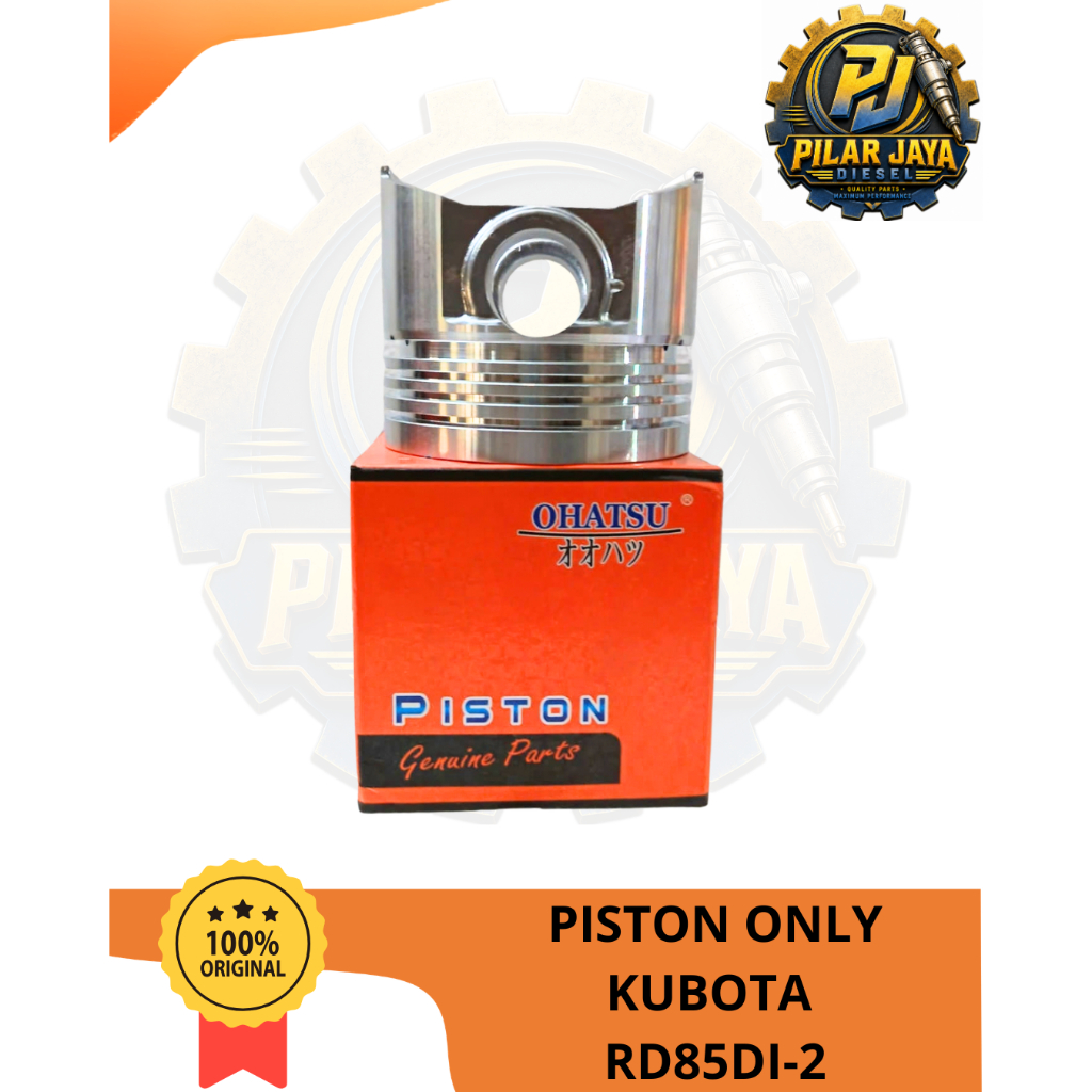 Piston Only Kubota RD85DI-2/Piston Kubota RD85 DI-2/Seher Mesin Diesel Kubota Ohatsu