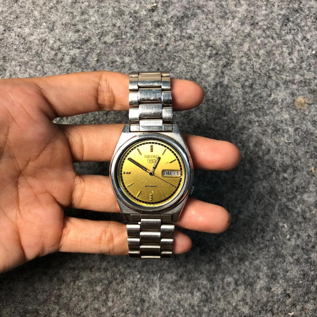 Jam tangan seiko automatic original gold