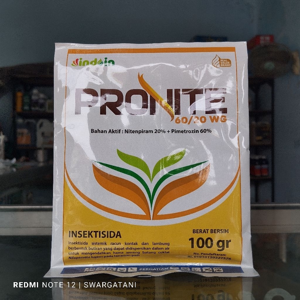 INSEKTISIDA WERENG PRONITE 60/20 WG DUA BAHAN AKTIF - 100 GRAM