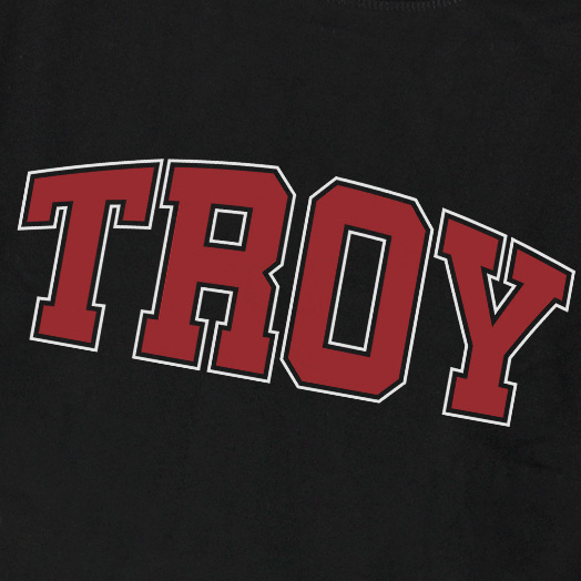 Troy Company Sweater Pria Hitam - Goza Sweater Sweatshirt Crewneck Black SWD 3231