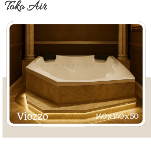 Bathtub Zentiro Sudut || BATHTUB CORNER || BATHTUB MARBLE ZENTIRO VIOZZO