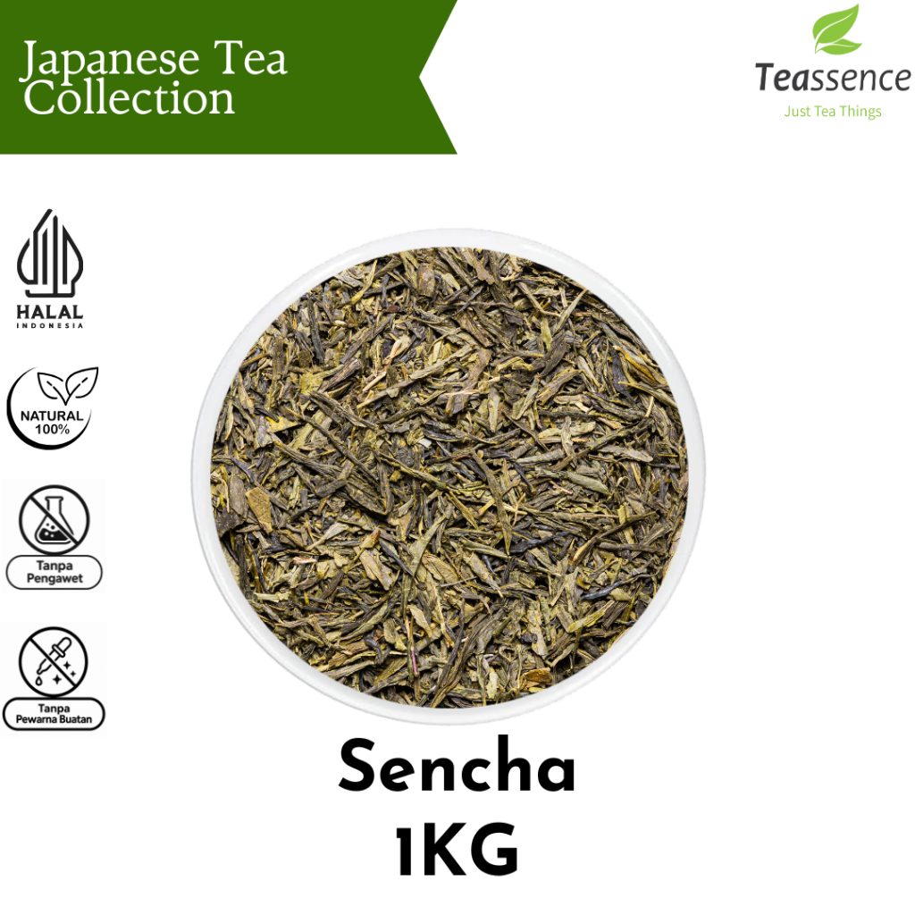 Sencha Green Tea Premium / Sencha / Teh Sencha / Teh Hijau Sencha Bulk 1KG