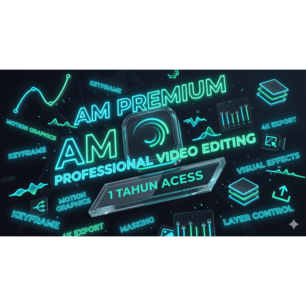 Alight Motion Premium 1 Tahun iOS Android iPhone Bergaransi All Devices