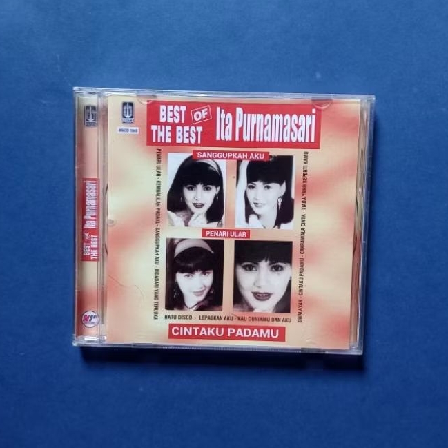 CD Audio Music Best Of The Best Ita Purnamasari Prod PT Musica Studio's