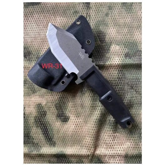 Pisau Tactical Kydex WR 31 Custom Laser / Pisau WR Tactical Outdoor + Holster Dan Teklock / Pisau Ca