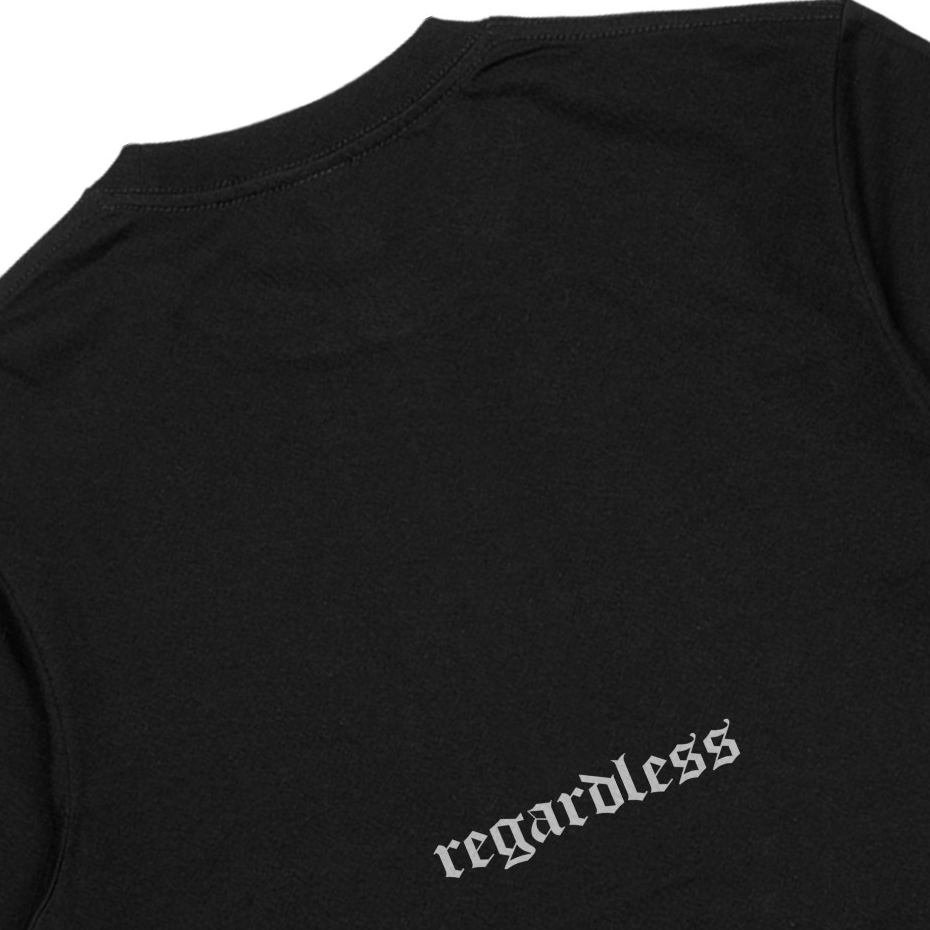 Troy Company Kaos Pria Lengan Pendek Hitam - Regardless Tshirt Black MTD 3594