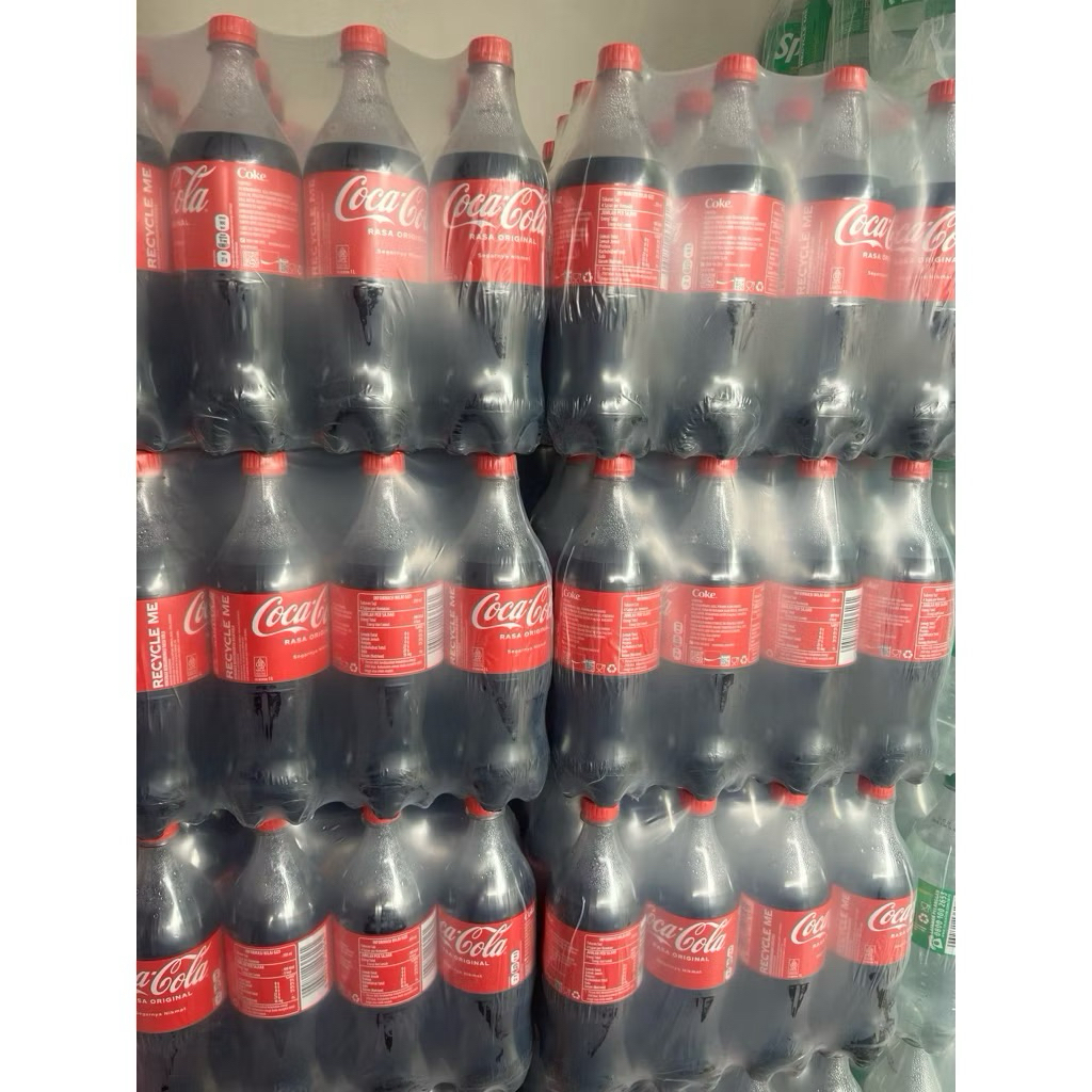 MINUMAN SODA COCA COLA 1 LITER ISI 12 BOTOL 1 KRAT