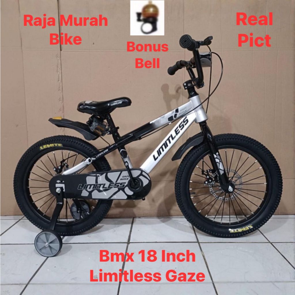 Sepeda Bmx 18 Inch Limitless Gaze 2.50 Sepeda Anak Laki Laki Bmx Limitless Gaze 18 Inch Rem Cakram