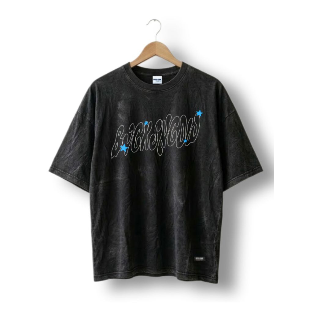 T-SHIRT WASHED BUCKS & COW/ KAOS WASHING/KAOS OVERSIZE / KAOS DISTRO - MOTIF TERBARU