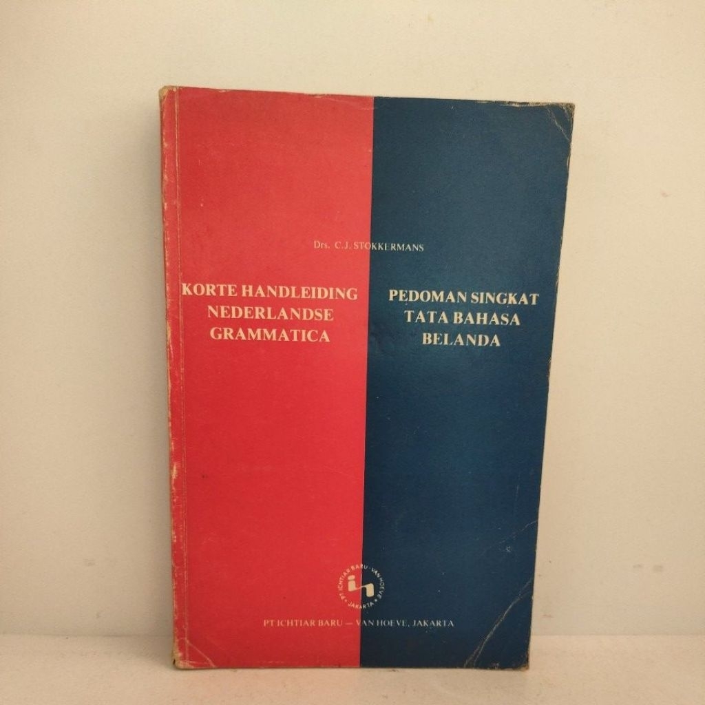 Buku Bekas Original Pedoman Singkat Tata Bahasa Belanda