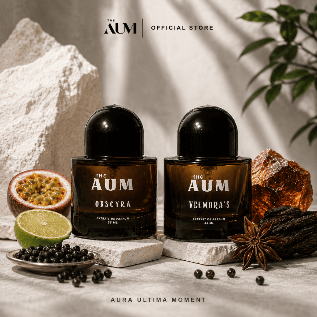 THE AUM UNISEX | Velmora x Obscyra DISC 50% | Parfum Cewek Cowok Wangi Tahan Lama | Extrait De Parfu
