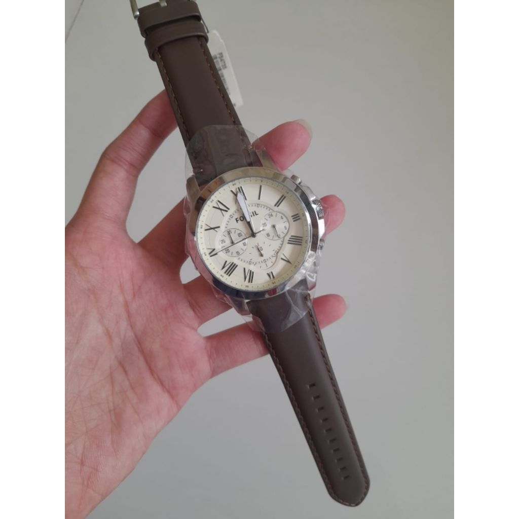 Jam Tangan Pria FS4735 Kulit Stainless Steel