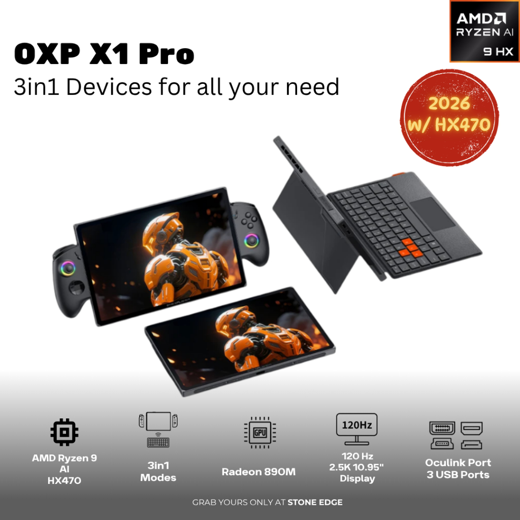 OneXPlayer X1 Pro OXP X1 PRO Ryzen AI HX 370 X1 10.95inch 2025 Laptop PC Handheld Gaming 3in1 10.95 
