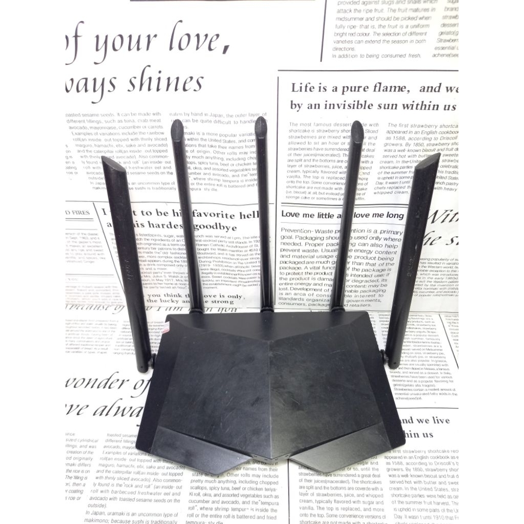 ROUTER TENDA  AC7 DUAL BAND TESS NORMAL UNIT+ADAPTOR