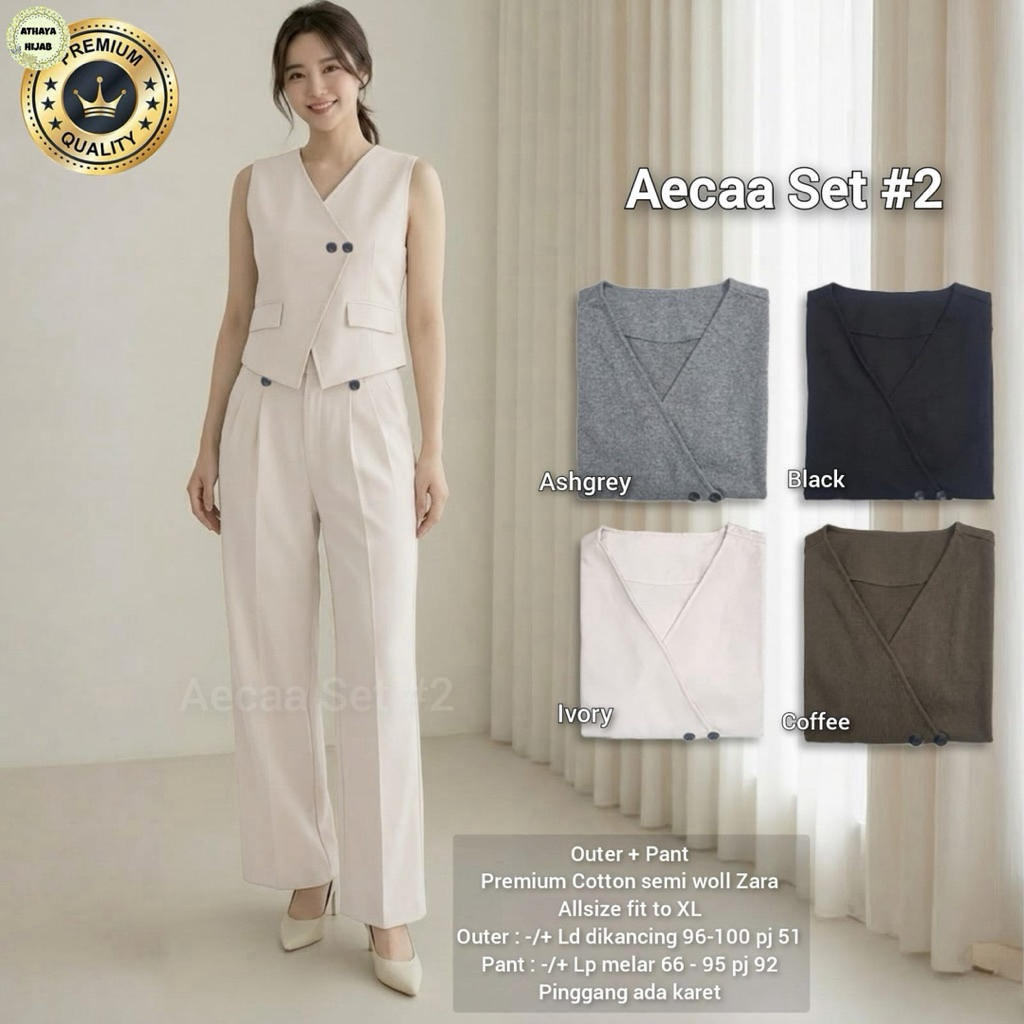 Aeca Set Celana Setelan Wanita by Athaya