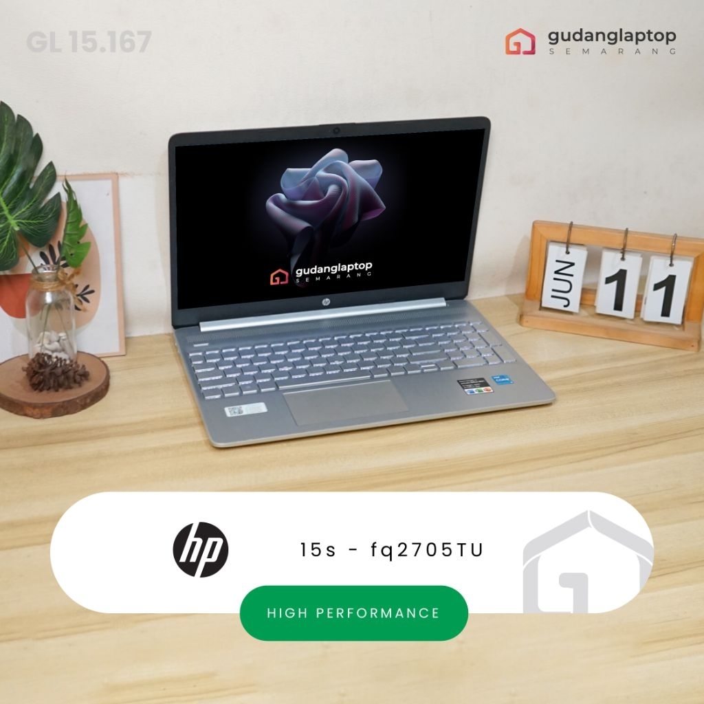 HP 15s fq2705TU Intel Core i3 - 1115G4 4/512GB SSD gl15167