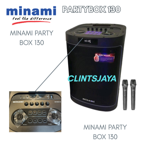 SPEAKER MINAMI PARTYBOX-130 MINAMI PARTYBOX 130 2 MIC WIRELEESS