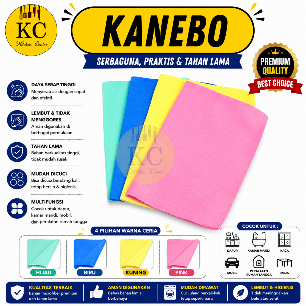 Kanebo Lap Kanebo Kanebo Jumbo Kanebo Motor Canebo Original