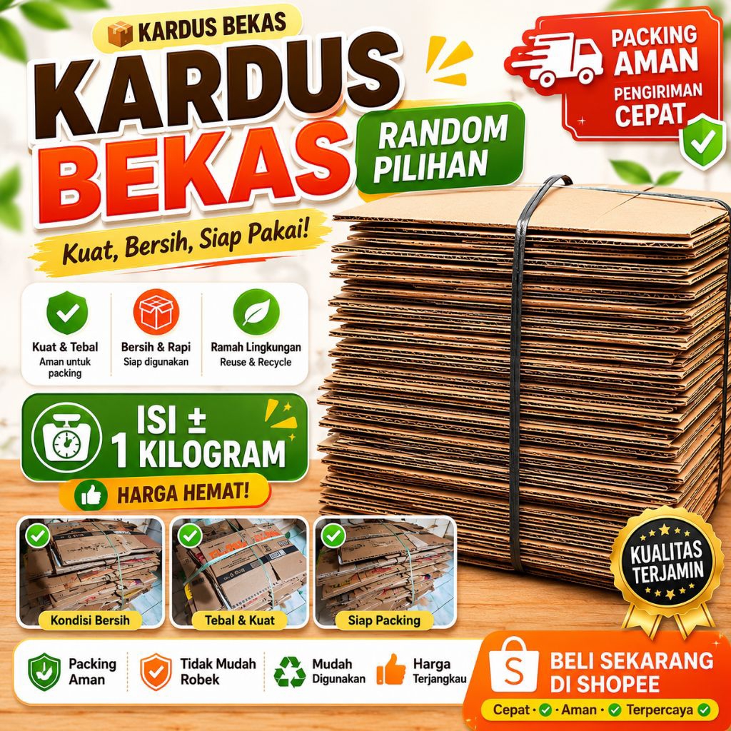 Kardus Bekas 1 Kilo